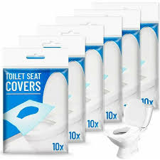 60 Pieces Disposable Toilet Seat Covers
