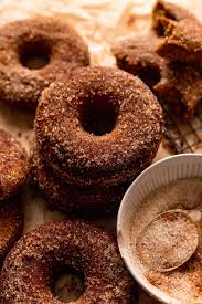 cinnamon sugar vegan donuts