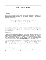        Formal Business Letter Template Word     Business Report     