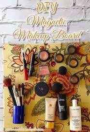 diy magnetic makeup board real advice gal