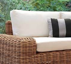 Woven with pure willow, these artistically crafted wicker baskets will lend chic organization to your space. Monterey All Weather Wicker Outdoor Furniture Cushion Slipcover Pottery Barn