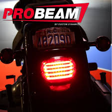 Probeam Motorcycle Squareback Led Taillight Custom Dynamics