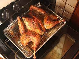 spatched erflied roast turkey