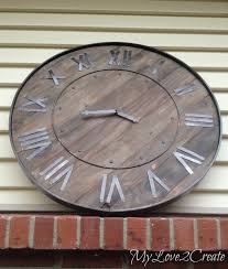 Large Rustic Clock