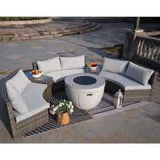 Wicker Outdoor Sectional Set