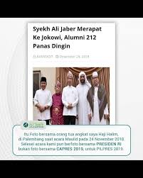 Dalam berdakwah, kata ketua umum dewan masjid. Syekh Ali Jaber Soal Foto Bareng Jokowi Bersama Presiden Bukan Capres