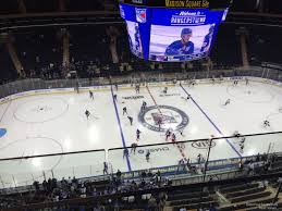 Madison Square Garden Section 312 New York Rangers