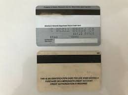 It comes with a number of perks including car rentals and roadside assistance. Vintage Sears Credit Card Sears Mca Identification Ca