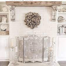 Fireplace Screen Makeover Vintage