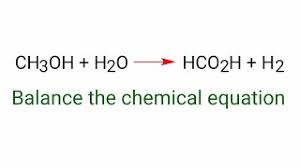 ch3oh h2o hco2h h2 balance the chemical