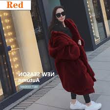 Coat Luxury Long Jacket Fur Coat Ladies
