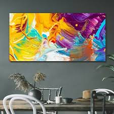 Abstract Colourful Canvas Print 120x60