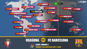 El encuentro se disputará el próximo 6 de febrero en el sadar. Osasuna Vs Fc Barcelona In Tv When And Where See The Match