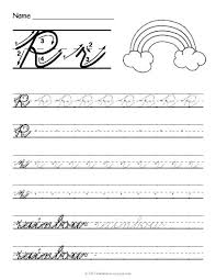 Cursive Letters Worksheets Printable Letter Master Kids Lowercase
