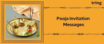 60 best pooja invitation message ideas