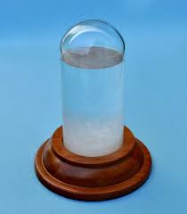 Admiral Fitzroy Storm Glass Barometer With Hardwood Base