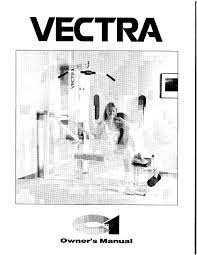 vectra fitness c 1 owner s manual pdf