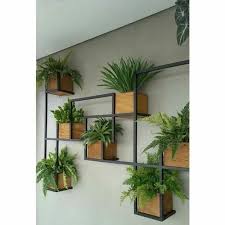 Paint Coated Wall Mounted Planter Stand