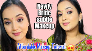 newly bride subtle makeup self bridal