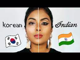 indian makeup vs korean makeup you