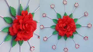 Paper Rose Wall Hanging Paper Flower