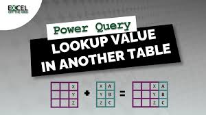power query lookup value in another