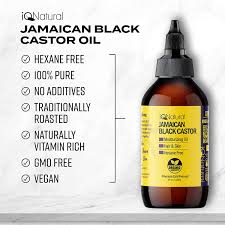 iq natural jamaican black castor oil