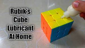 cube lubricant at home rubiks cube
