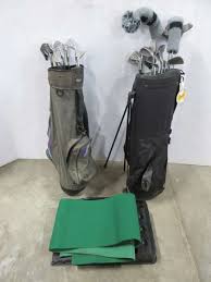 ✅ browse our daily deals for even more savings! Albrecht Auctions Jack Nicklaus Golf Irons With Golf Bag Used Golf Irons And Woods With Golf Bag Golf Putting Green Mat