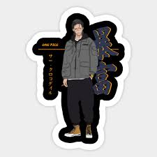 Search, discover and share your favorite crocodile one piece gifs. Crocodile One Piece Fashion One Piece Sticker Teepublic