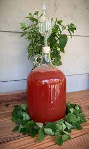 strawberry lemon balm mead one