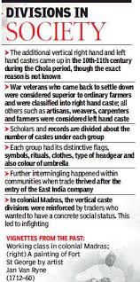 took advane of a complex caste system