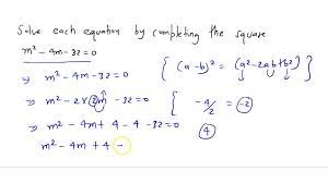 Solved Solve Each Equation By