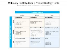 mckinsey portfolio matrix