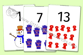 free winter counting printable early