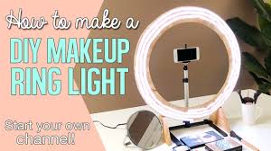 Diy Makeup Ring Light 24 Inch Bluetooth Controlled Led Ring Light Tutorial Youtube
