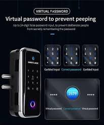 Smart Lock Fingerprint Bluetooth No