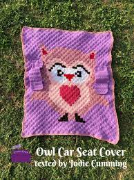 Owl Baby Car Seat Cover C2c Crochet