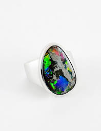 boulder opal ring sr849 boulder opal