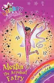 Rainbow magic the ultimate fairy guide book review: Librarika Alesha The Acrobat Fairy Rainbow Magic Showtime Fairies