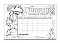 Dinosaur Reward Chart Free Printable Personalised