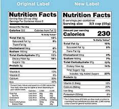 read the nutrition facts label