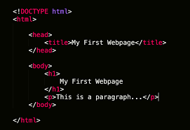 how to code a basic webpage using html