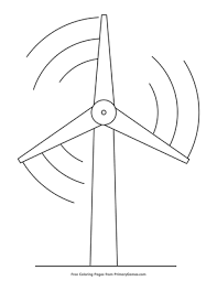 Print or download more autumn coloring pages for children. Wind Energy Turbine Coloring Page Free Printable Pdf From Primarygames