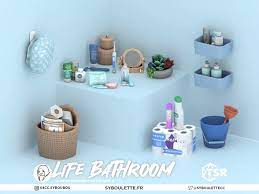 life bathroom clutter cc sims 4