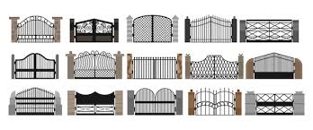 Metal Gate Vectors Ilrations For