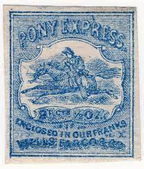 Catalogue United States locals Pony Express