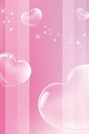 free pink love heart wallpaper