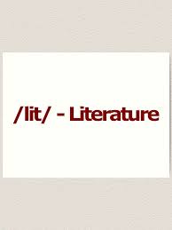 lit/ - Literature 4chan Logo
