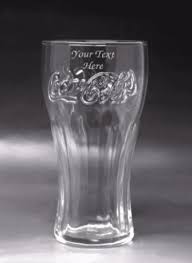 Coca Cola Clear Glass Personalised